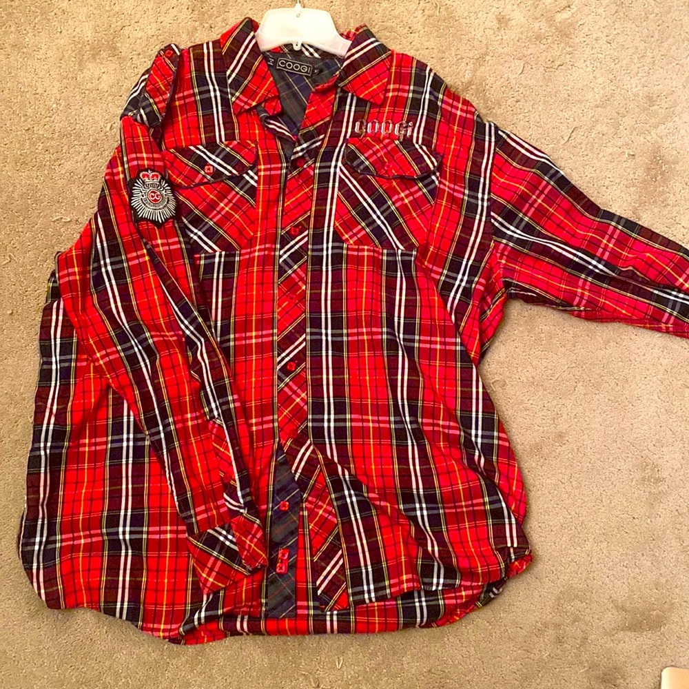Coogi button down shirt